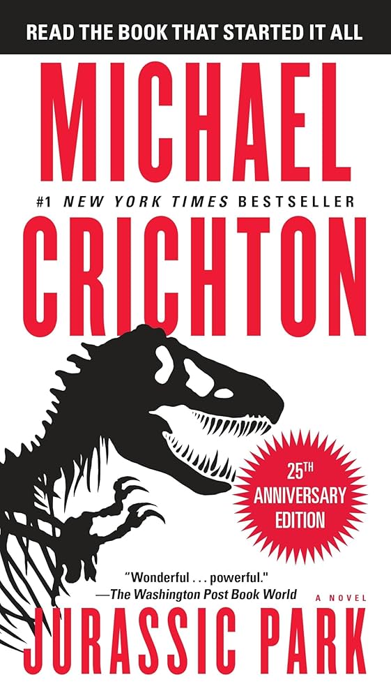 Jurassic Park Book Cover